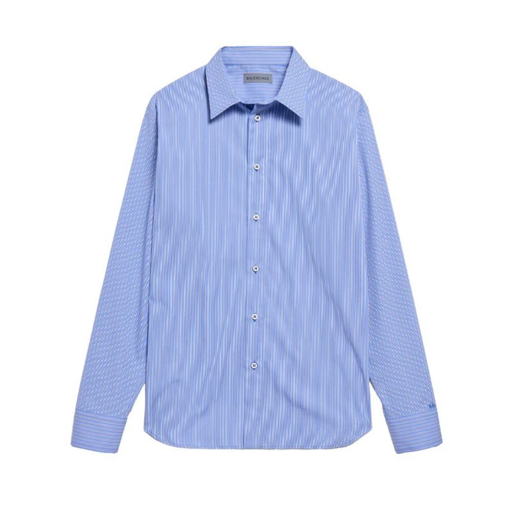 Striped Poplin Shirt In Ultrafine Technical Poplin Women